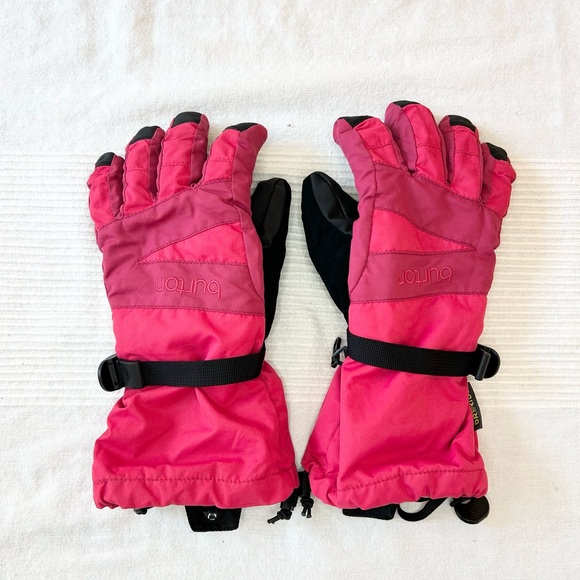 BURTON Dry Ride Gloves Snowboard Ski in Pink Youth Kids Girls X-Large - Picture 2 of 13